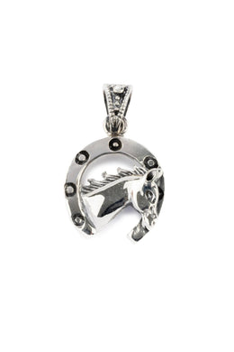 Kaia Horse Shoe Silver Pendant Parman