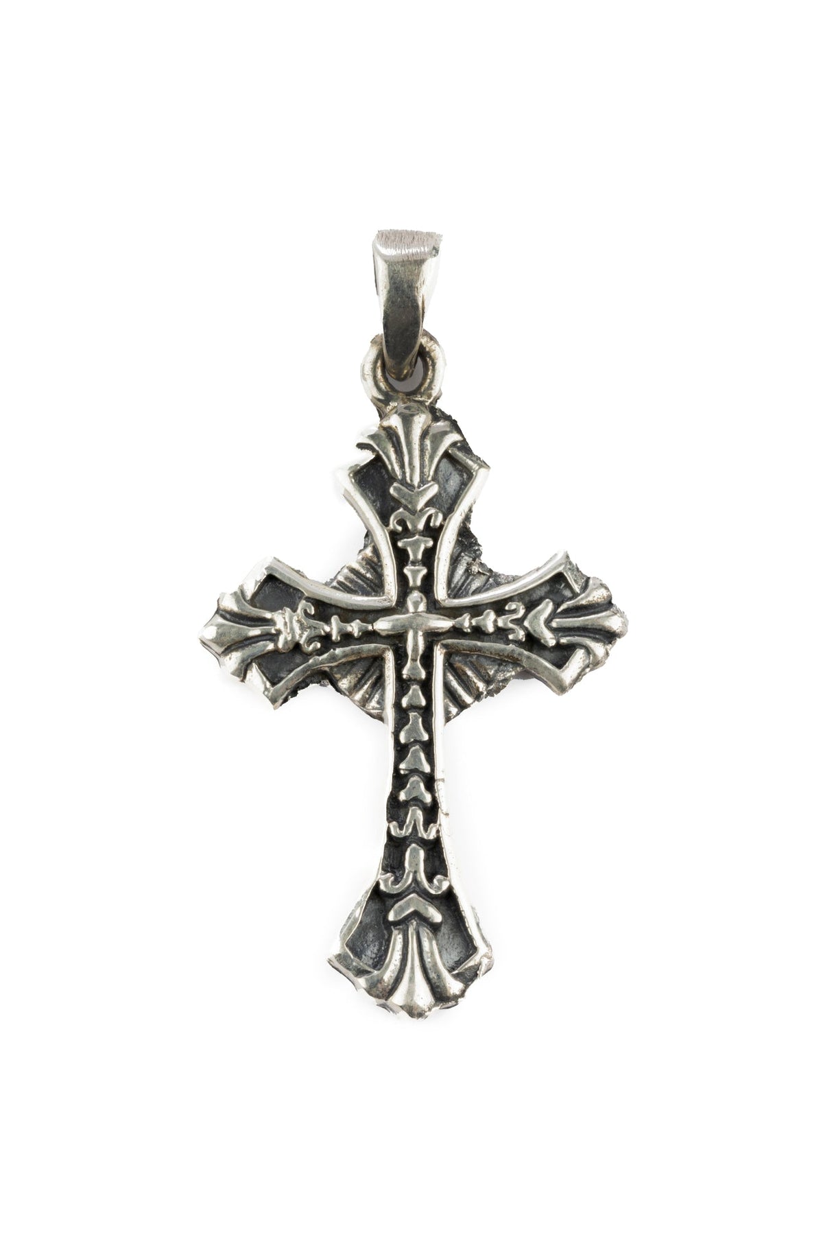 Gothic Cross Silver Pendant Parman