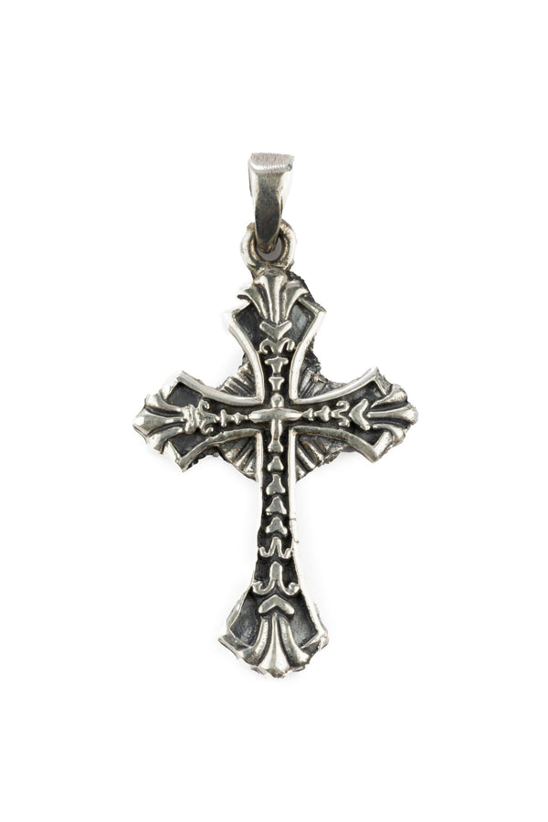 Gothic Cross Silver Pendant Parman