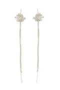 Snowflake Whisper Silver Threader Earrings Parman