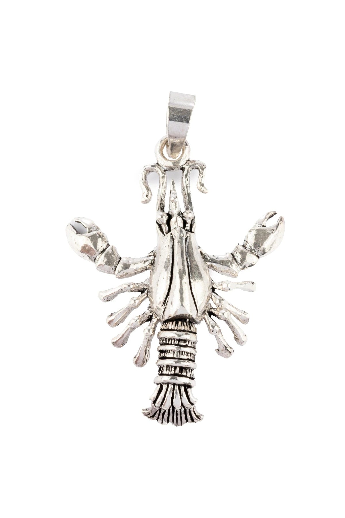 Oceanic Lobster Silver Pendant Parman