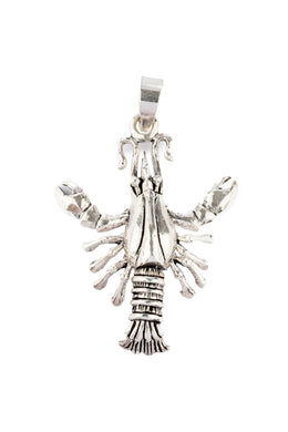 Oceanic Lobster Silver Pendant Parman