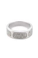 Florence Engraved Silver Ring