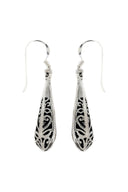 Zara Leaf Silver Earrings