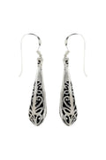 Zara Leaf Silver Earrings Parman
