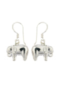 Shining Elephant Silver Earrings Parman