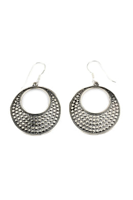 Nysa Lunar Silver Earrings Parman