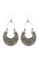 Zoya Ethnic Silver Earrings