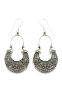 Zoya Ethnic Silver Earrings Parman