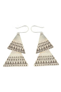 Antara Ethnic Silver Earrings Parman