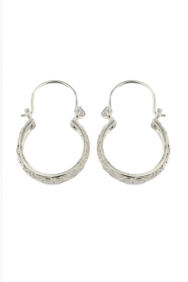 Urmi Ethnic Silver Earrings Parman