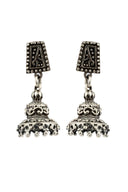 Amura Jhumka Silver Earrings Parman