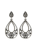 Zukti Floral Silver Earrings