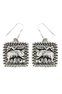 Urvi Ethnic Silver Earrings Parman