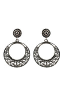Zeba Lunar Silver Earrings