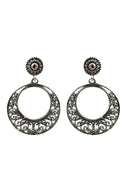 Zeba Lunar Silver Earrings Parman