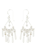 Ethnic Dreamcatcher Silver Earrings Parman