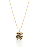 Take it Easy Silver Pendant