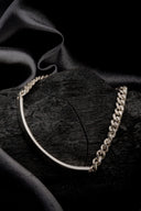 Phantom Curve Men's Silver Bracelet