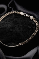 Phantom Curve Men's Silver Bracelet