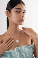 Ophelia Pearl Silver Pendant