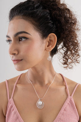 Ava Pearl Silver Pendant Parman