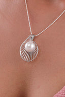 Ava Pearl Silver Pendant