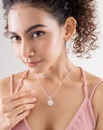 Regina Pearl Silver Pendant