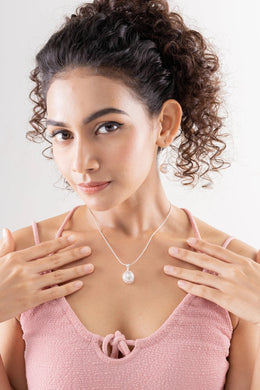 Regina Pearl Silver Pendant Parman
