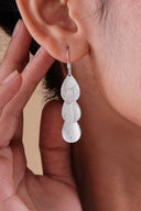 Sabrina Cascade Silver Earrings