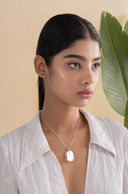 Monique Octagonal Silver Pendant