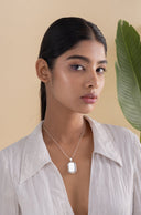 Monique Octagonal Silver Pendant