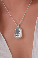 Monique Octagonal Silver Pendant