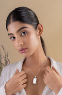 Monique Octagonal Silver Pendant