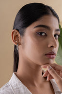 Valeria Bow Silver Earrings