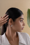 Valeria Bow Silver Earrings