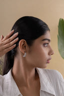 Valeria Bow Silver Earrings Parman