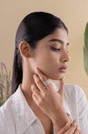 Futura Braided Silver Ring