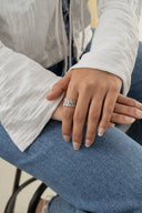 Futura Braided Silver Ring