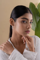 Sierra Hoop Silver Earrings Parman