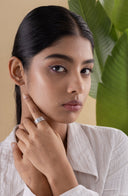 Raquel Multiband Silver Ring