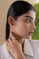 Raquel Multiband Silver Ring