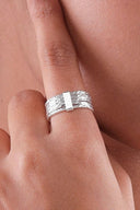 Raquel Multiband Silver Ring