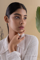 Raquel Multiband Silver Ring