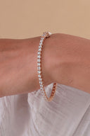 Zephira Studded Silver Bracelet