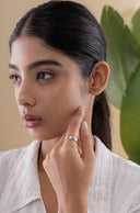 Quartet Sparkle Sterling Silver Ring