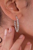 Marcella Vine Hoop Earrings