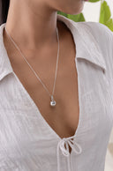 Disco Glamour Silver Pendant