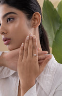 Heart Sparkle Silver Ring