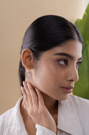 Clara Sunburst Silver Earrings